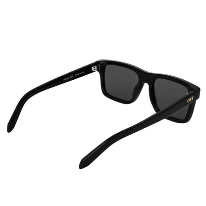 Black-Dark Grey - Back - Off White Unisex Adult Galena Tortoise Sunglasses