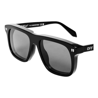 Black - Side - Off White Mens Clearwater Sunglasses
