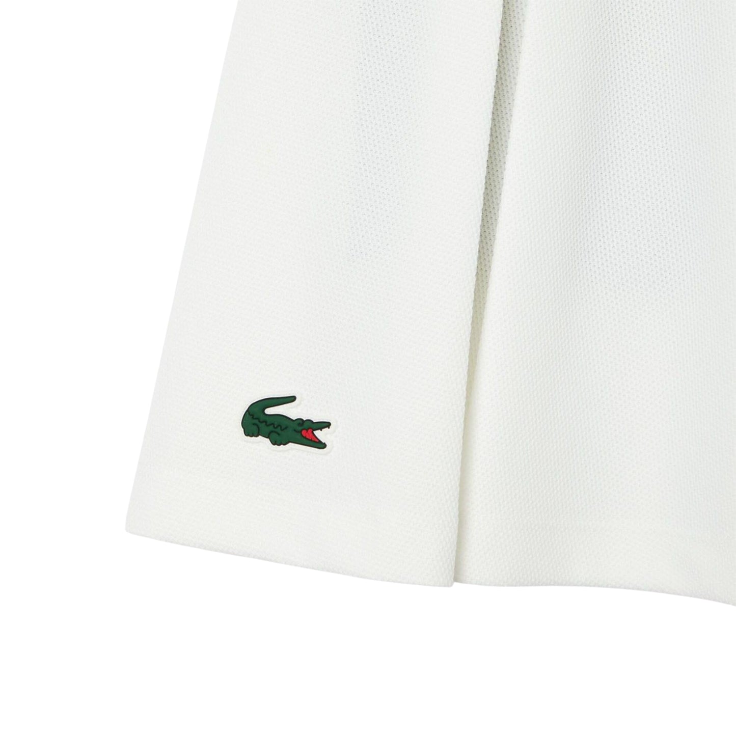 White-Green - Lifestyle - Lacoste Womens-Ladies Piqué Tennis Skirt