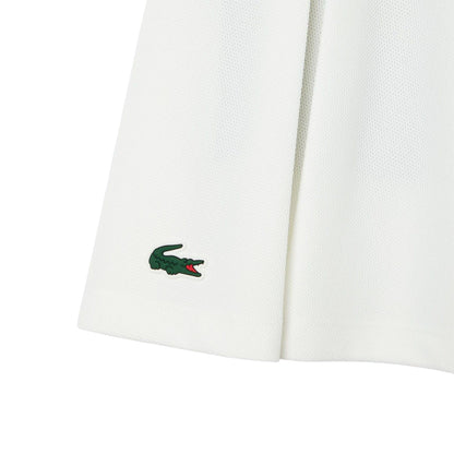 White-Green - Lifestyle - Lacoste Womens-Ladies Piqué Tennis Skirt