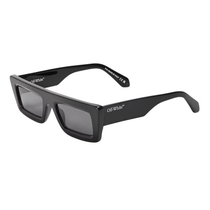 Black-Dark Grey - Front - Off White Mens Minneapolis Rectangle Sunglasses