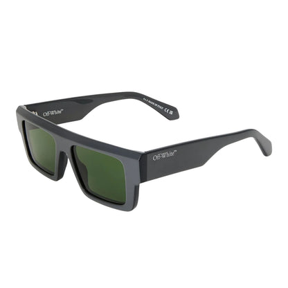 Grey-Green - Front - Off White Mens Minneapolis Rectangle Sunglasses