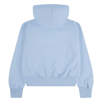 Ice Blue - Back - Abercrombie & Fitch Childrens-Kids Embroidered Logo Hoodie