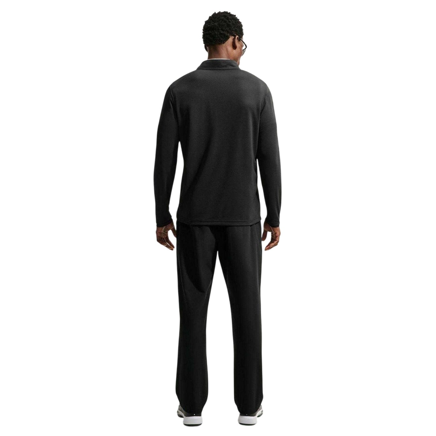 Black - Back - Nike Mens Half Zip Golf Pullover