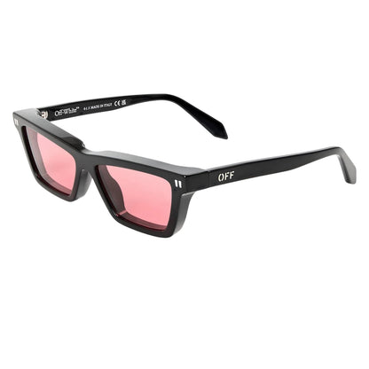 Black-Red - Front - Off-White Womens-Ladies Cambridge Square Sunglasses