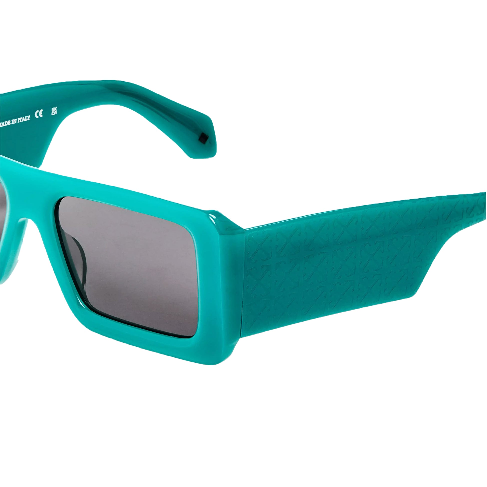 Blue - Side - Off White Mens Troy Sunglasses