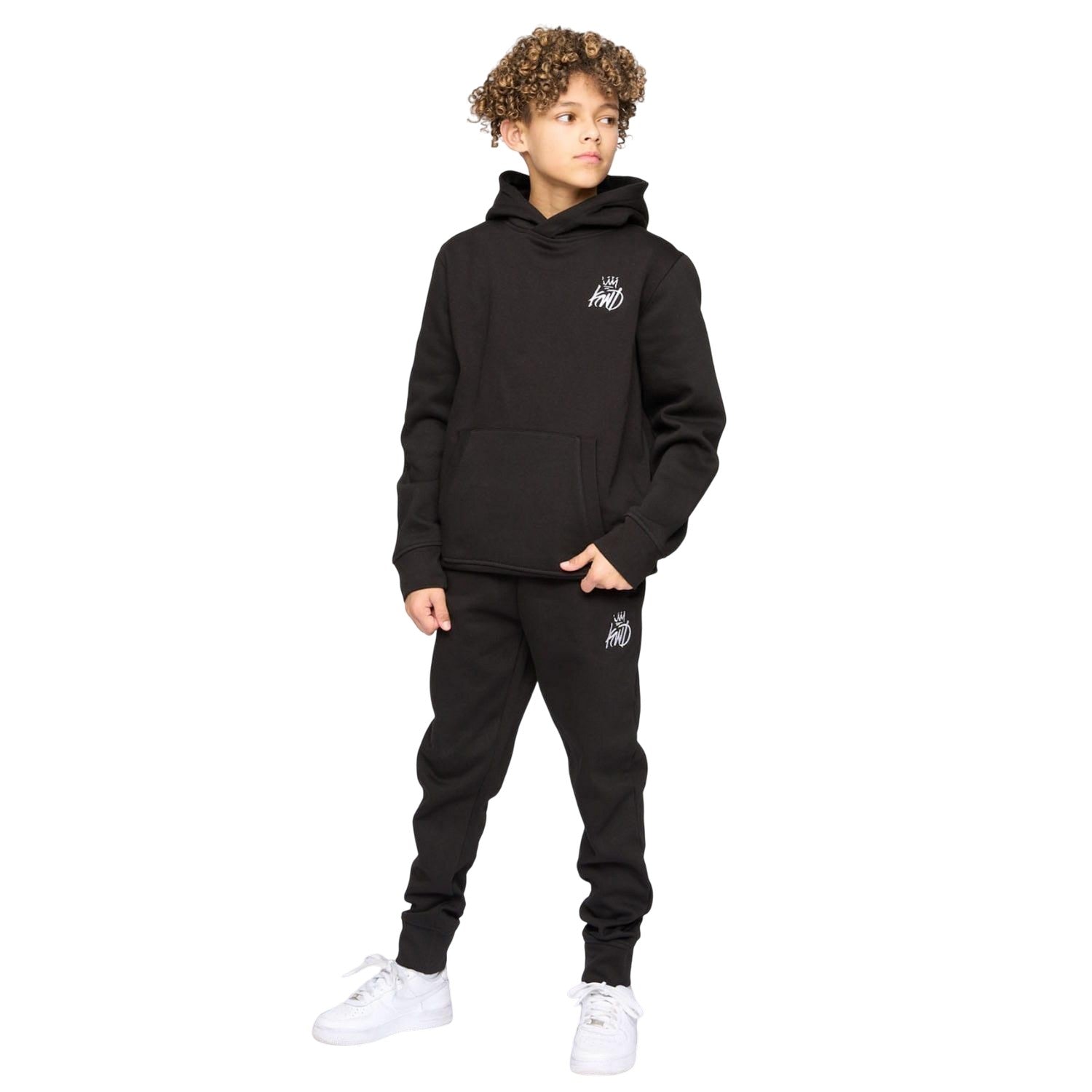 Black - Pack Shot - Kings Will Dream Childrens-Kids Crosby 2.0 Hoodie