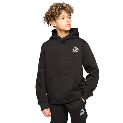 Black - Front - Kings Will Dream Childrens-Kids Crosby 2.0 Hoodie