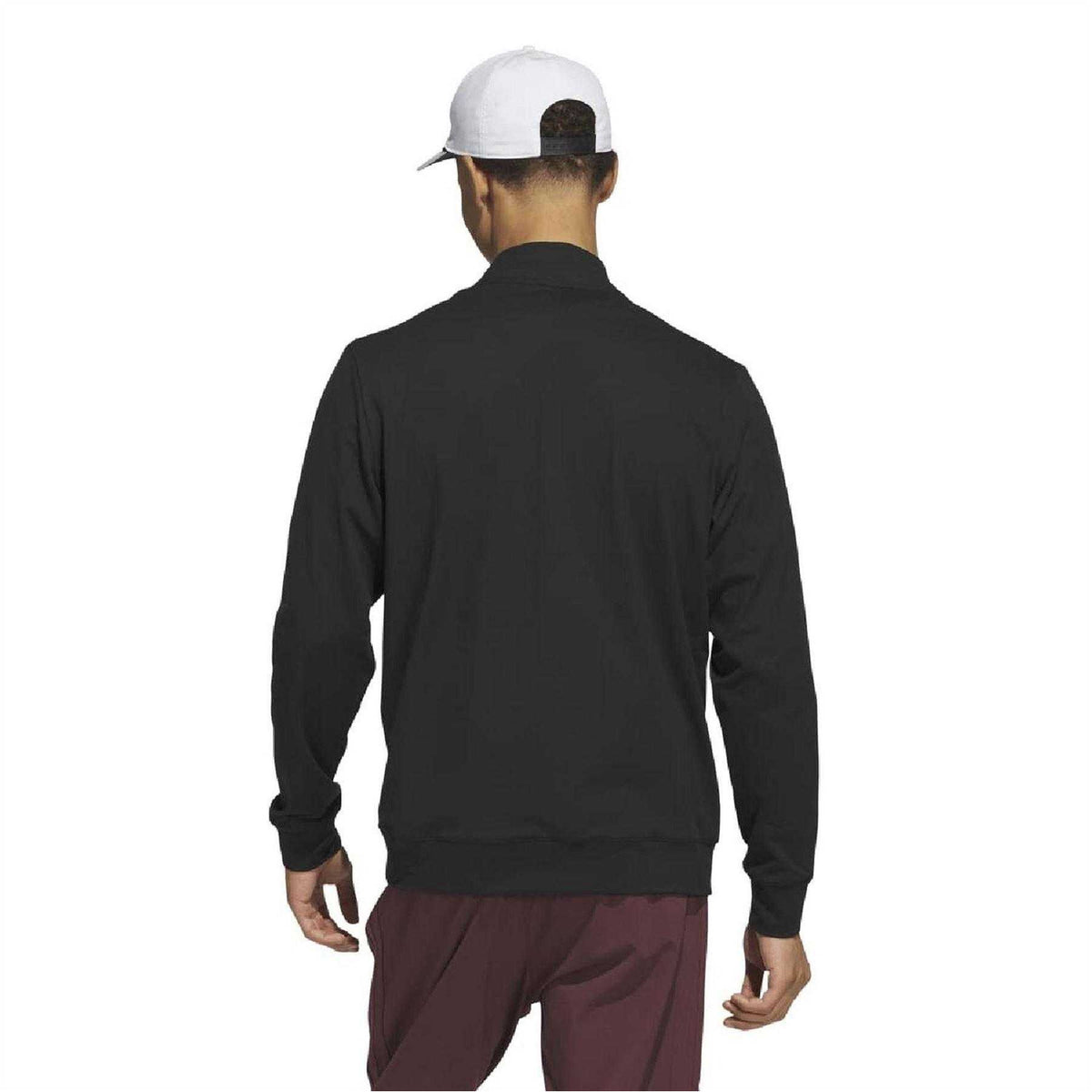 Black - Back - Adidas Mens Ultimate365 Tour Pullover