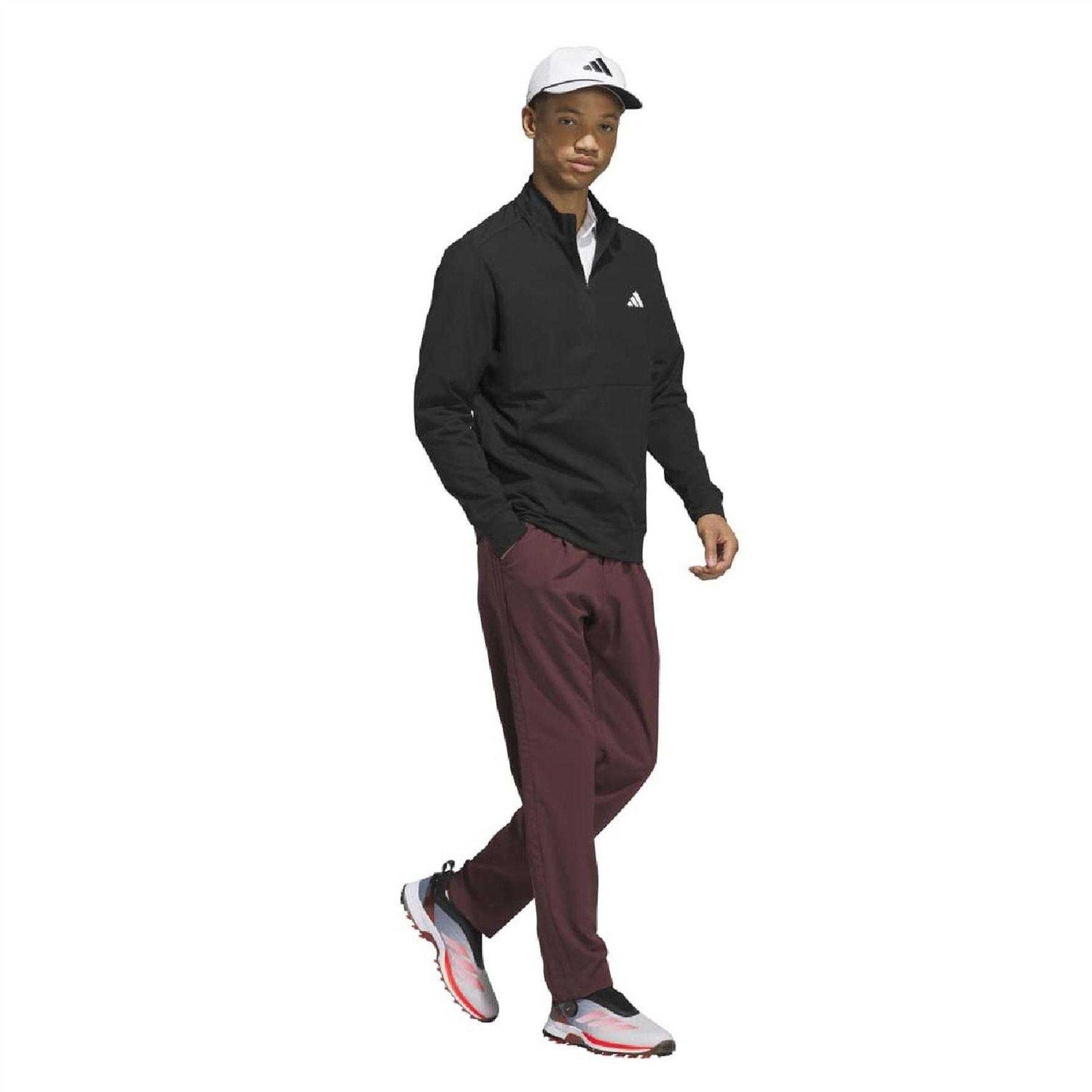 Black - Lifestyle - Adidas Mens Ultimate365 Tour Pullover