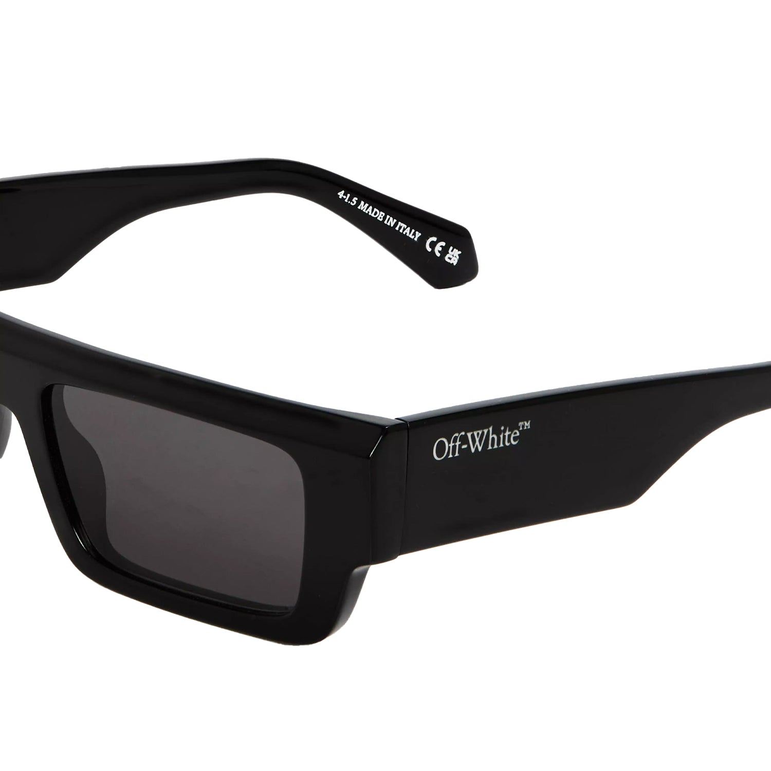 Black - Side - Off White Mens Pittsburgh Sunglasses
