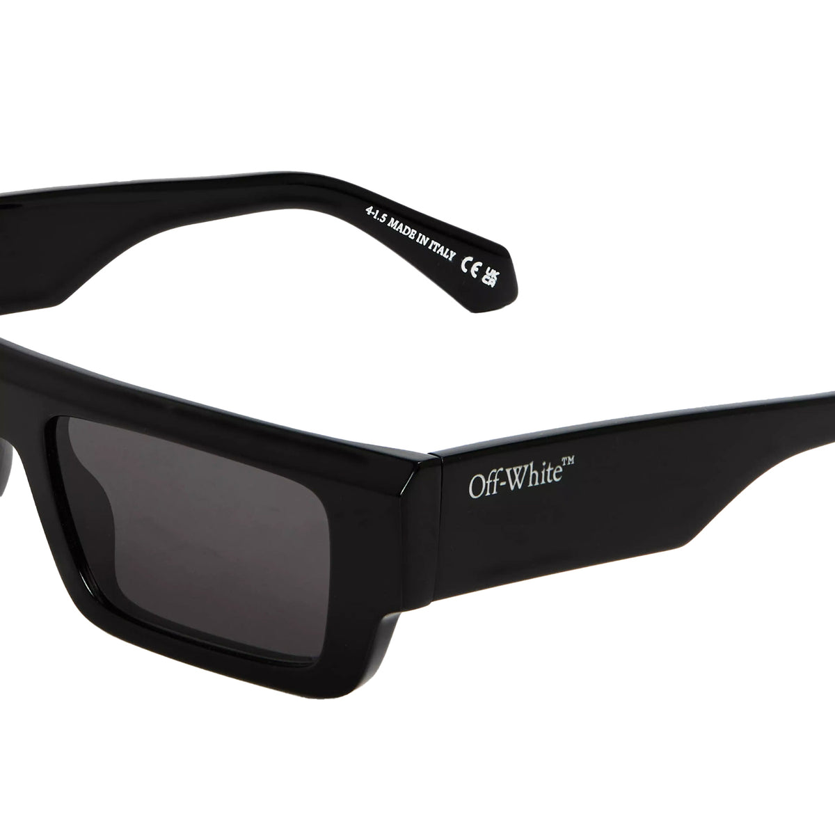 Black - Side - Off White Mens Pittsburgh Sunglasses