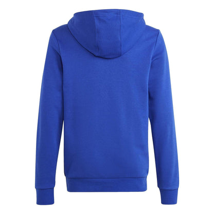 Lucid Blue - Back - Adidas Childrens-Kids Essentials Big Logo Hoodie