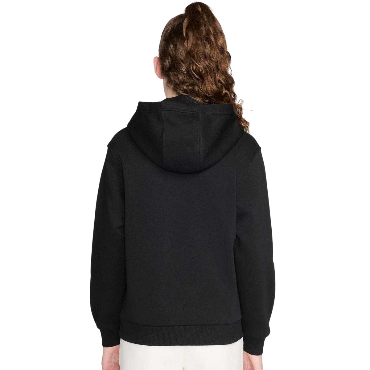 Black - Back - Nike Childrens-Kids NSW Fleece Classic Hoodie