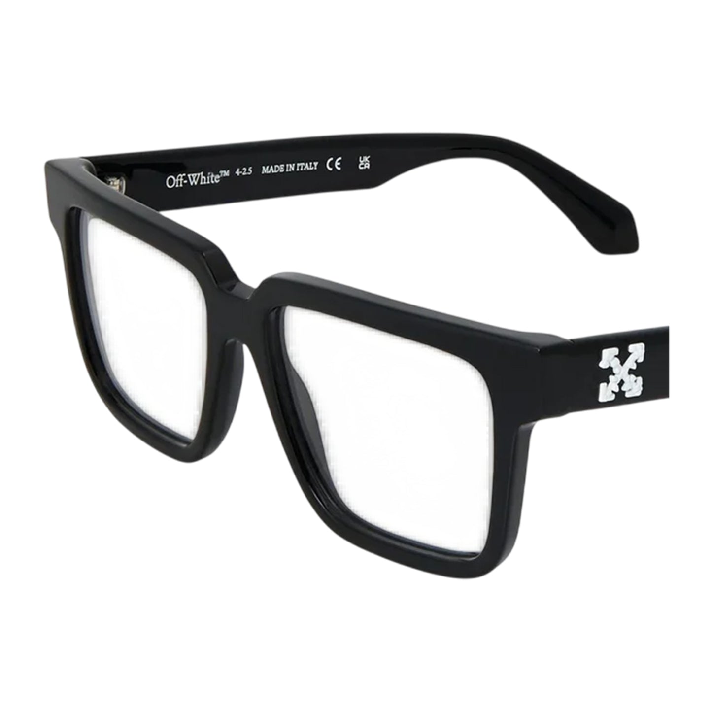 Black - Back - Off White Mens Style 8o Square Sunglasses