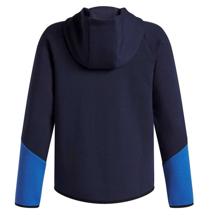 Blue - Back - Under Armour Childrens-Kids Unstoppable Full Zip Hoodie