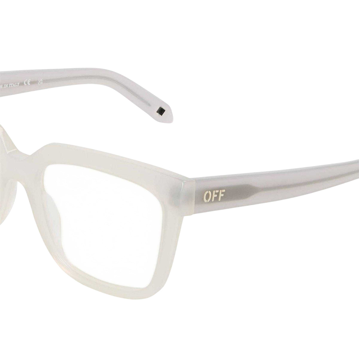 Grey - Side - Off White Mens Style 84 Bold Sunglasses