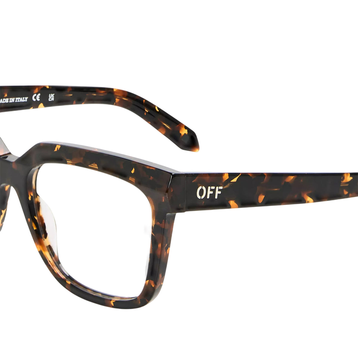 Havana - Side - Off White Mens Style 84 Bold Sunglasses