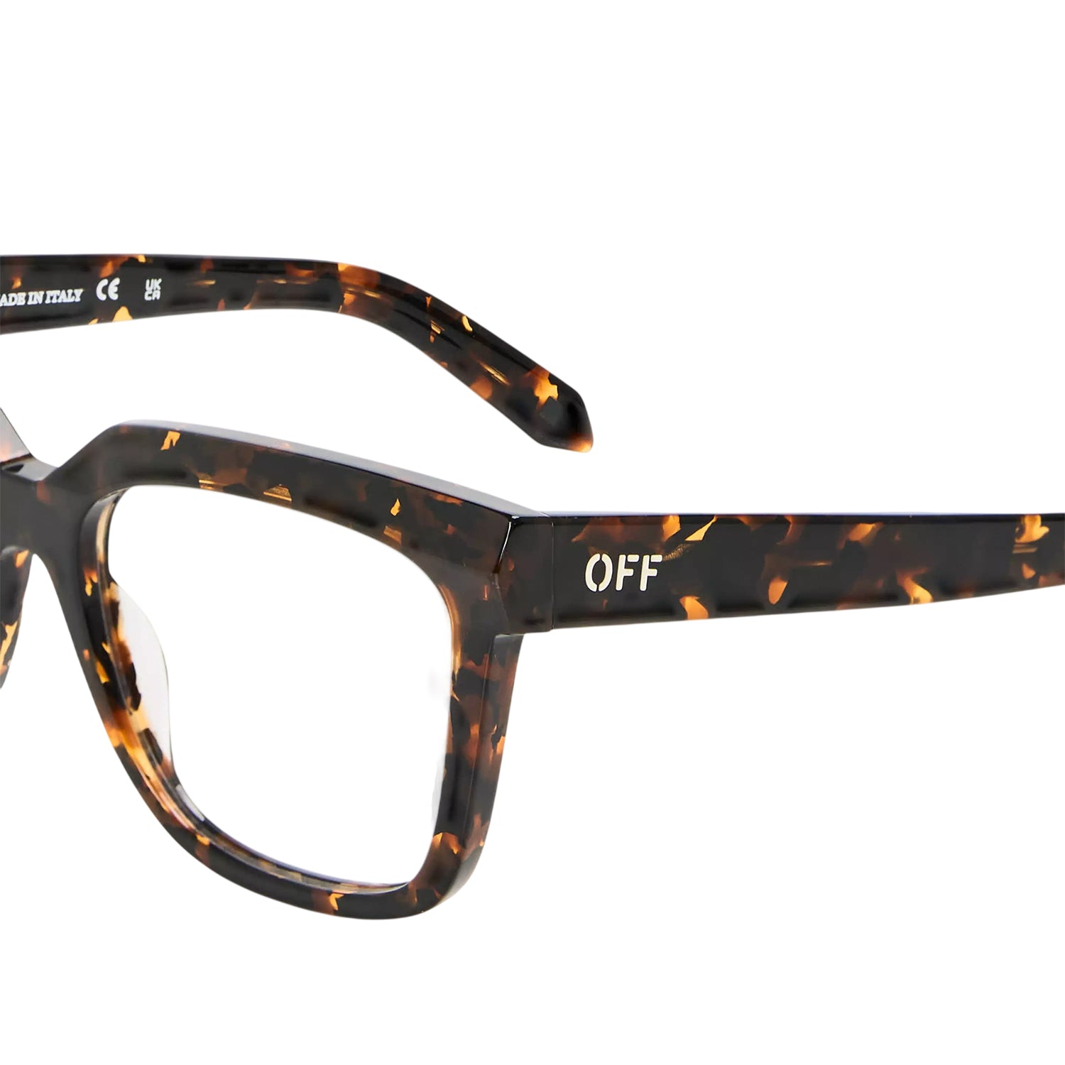 Havana - Side - Off White Mens Style 84 Bold Sunglasses