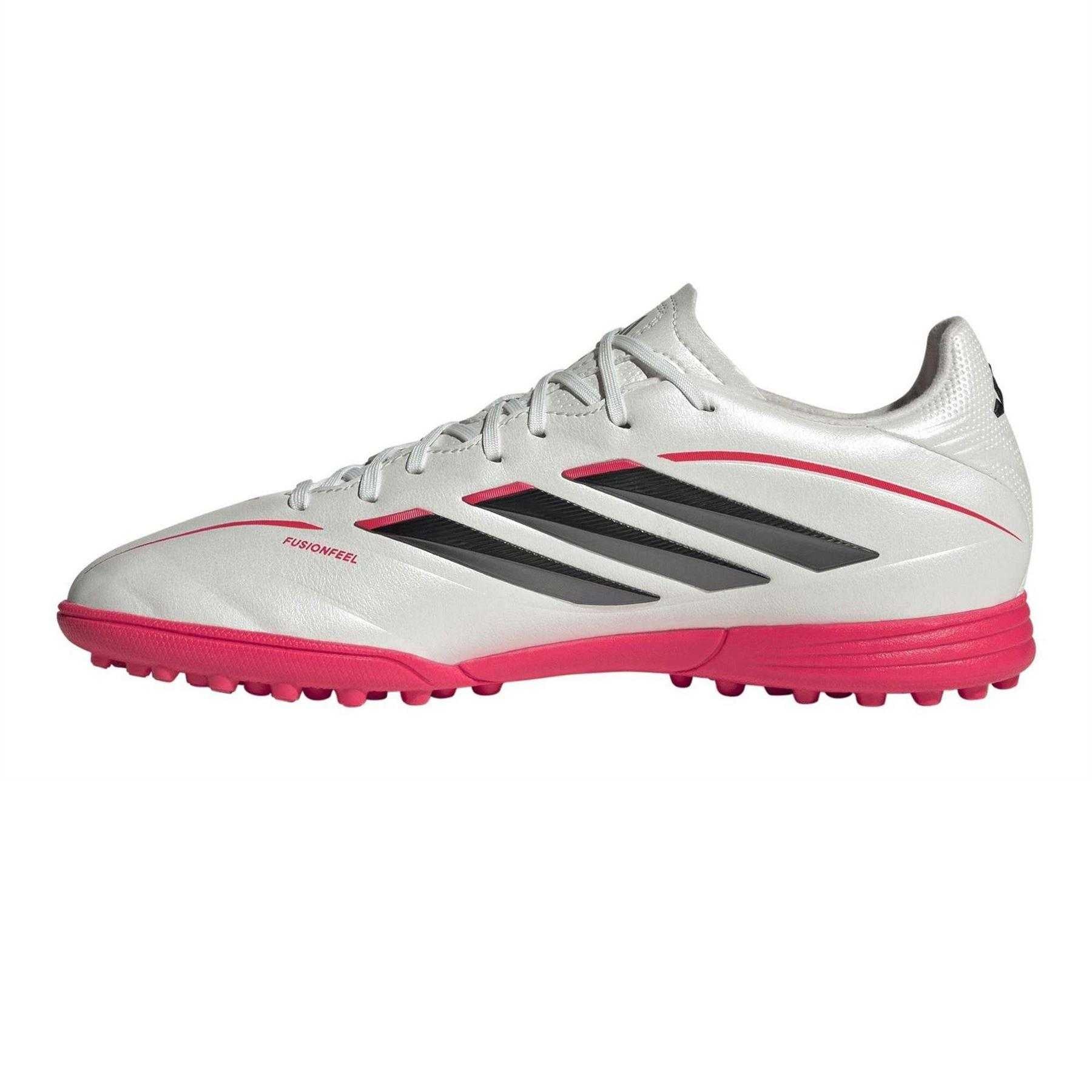 Metallic-Core Black - Side - Adidas Childrens-Kids Copa Pure IV League 3 Stripes Football Boots