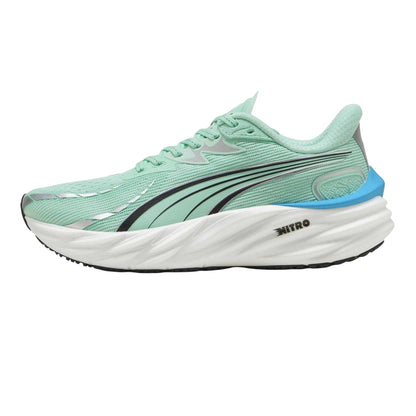 Mint - Side - Puma Womens-Ladies Velocity Nitro 4 Shoes