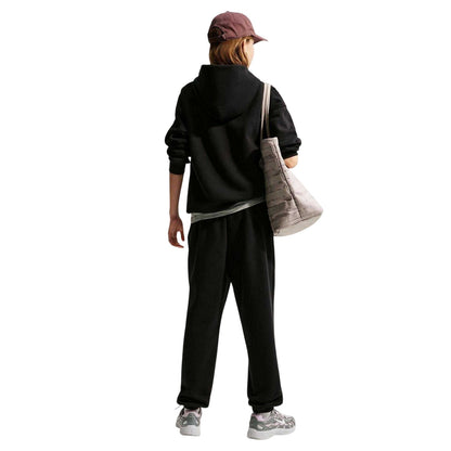 Black - Back - Nike Childrens-Kids Studio Pull Over Hoodie