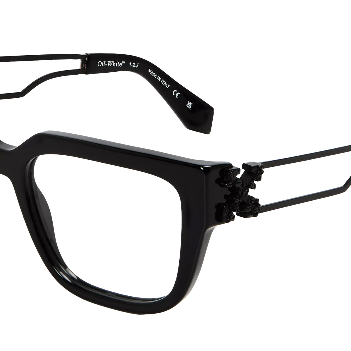 Black - Side - Off White Womens-Ladies Style 8w Sunglasses