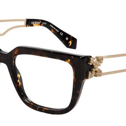 Dark Havana Brown - Side - Off White Womens-Ladies Style 8w Sunglasses
