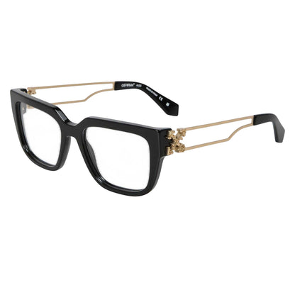 Black-Gold - Front - Off White Womens-Ladies Style 8w Sunglasses