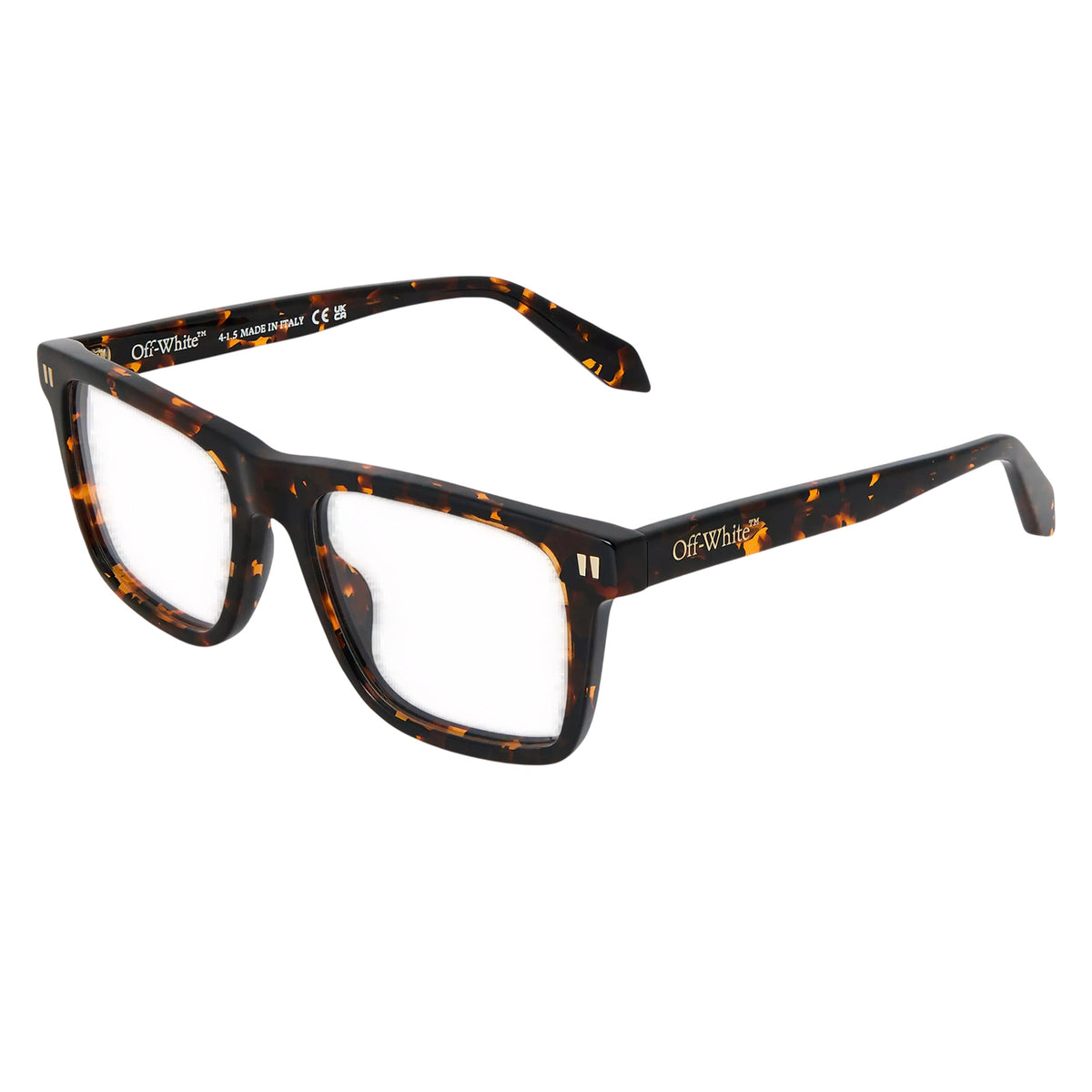 Dark Havana Brown - Front - Off-White Mens Style 8j Sunglasses