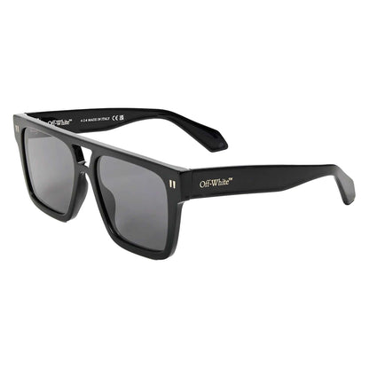 Black-Dark Grey - Front - Off White Mens Springfiel Square Frame Sunglasses