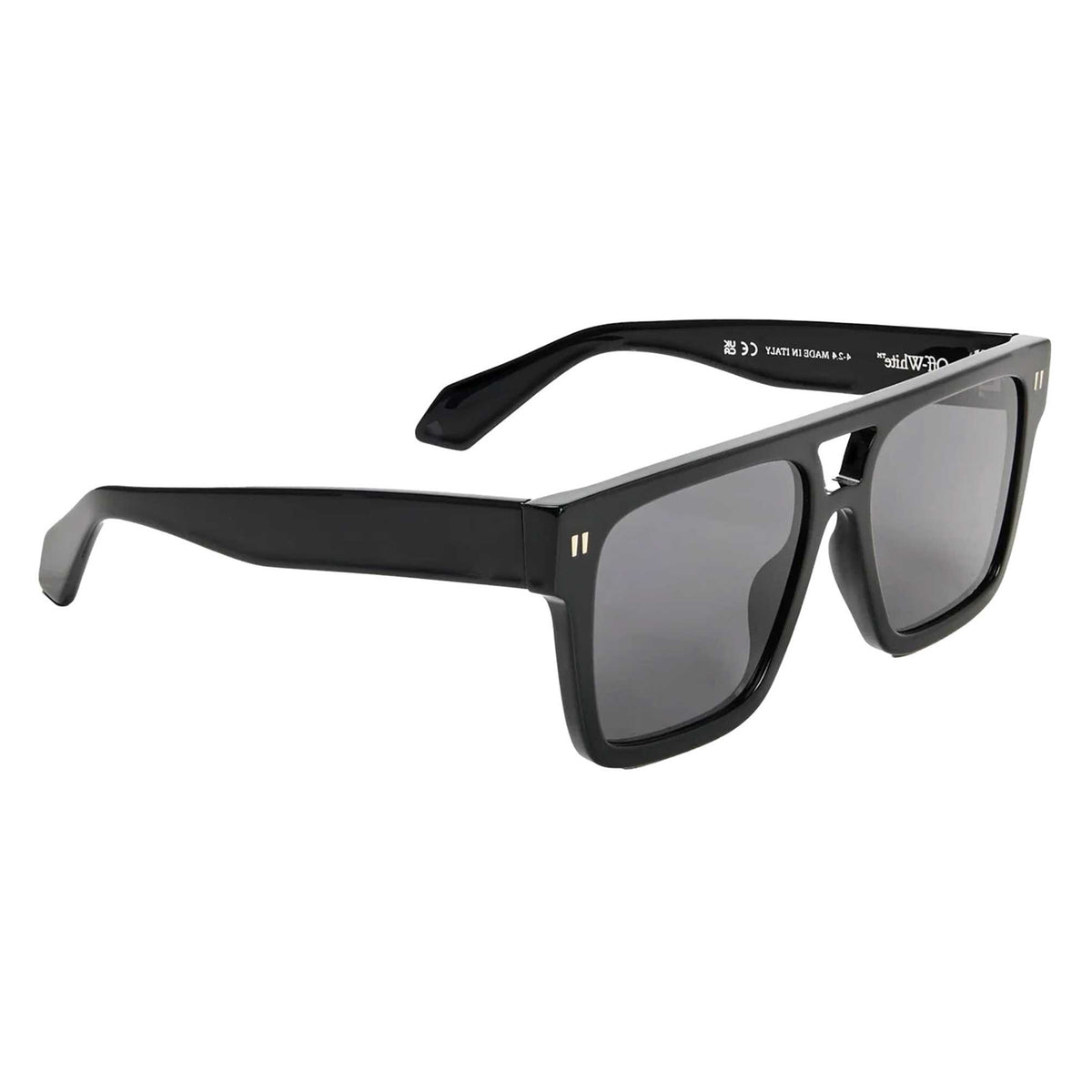 Black-Dark Grey - Back - Off White Mens Springfiel Square Frame Sunglasses