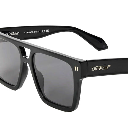 Black-Dark Grey - Side - Off White Mens Springfiel Square Frame Sunglasses