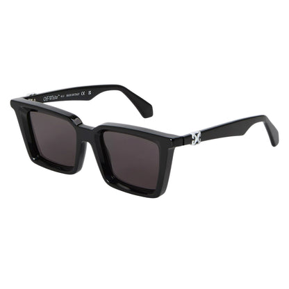 Black-Dark Grey - Front - Off White Womens-Ladies Dalton Square Sunglasses