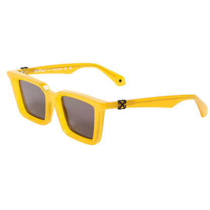 Yellow-Grey - Front - Off White Womens-Ladies Dalton Square Sunglasses