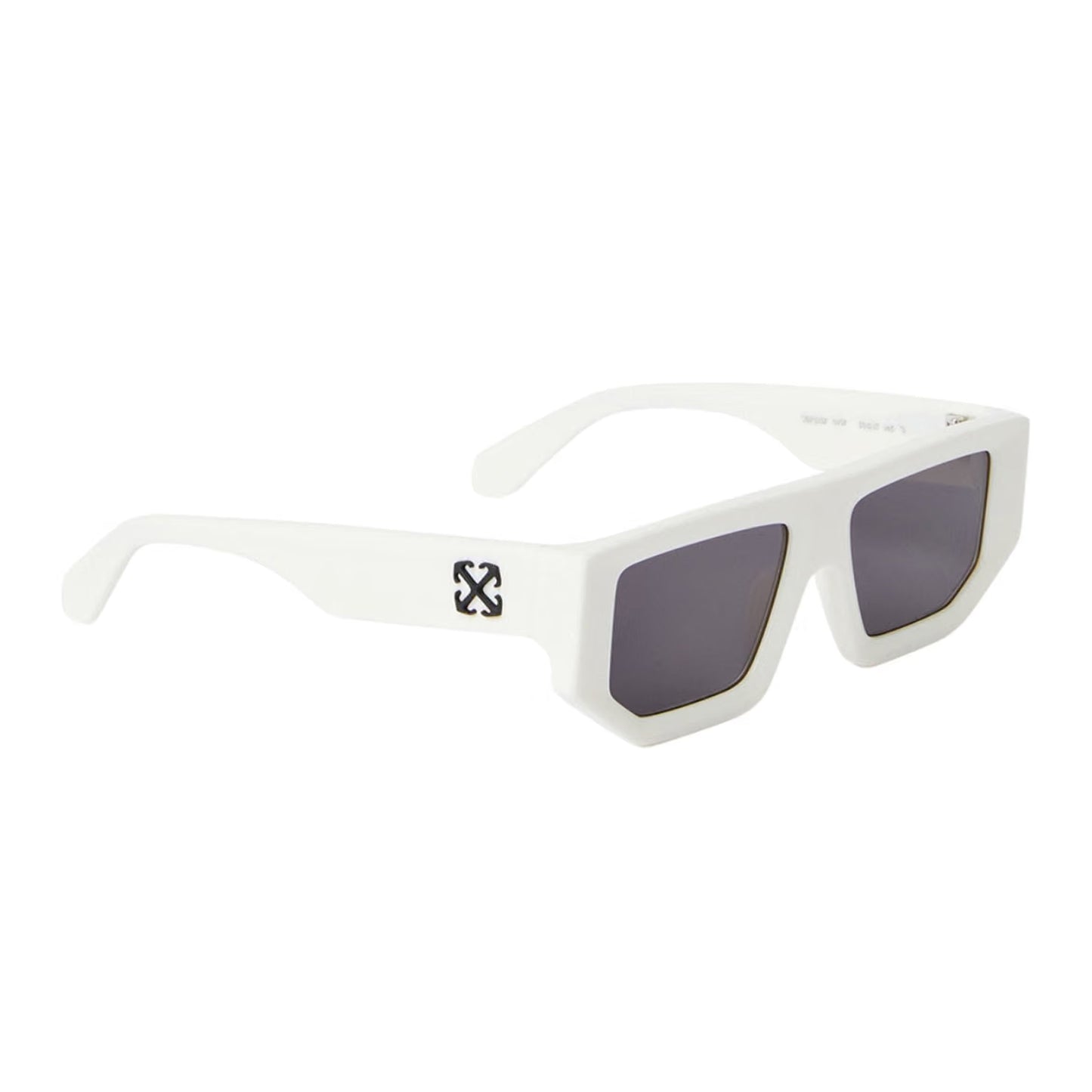 Off White - Back - Off White Womens-Ladies Vancouver Rectangular Sunglasses