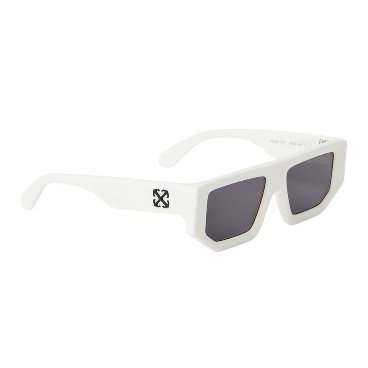 Off White - Back - Off White Womens-Ladies Vancouver Rectangular Sunglasses