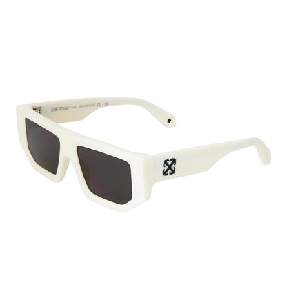 Off White - Side - Off White Womens-Ladies Vancouver Rectangular Sunglasses