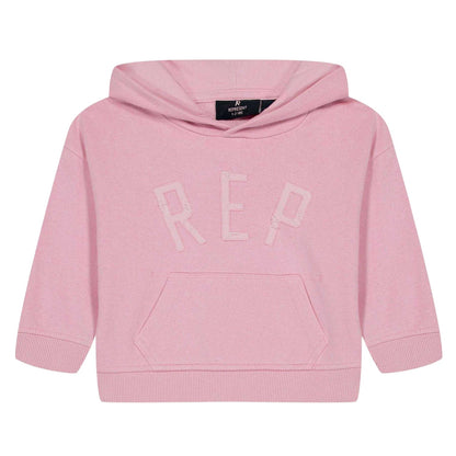 Candy Pink - Front - Represent Childrens-Kids Logo Hoodie