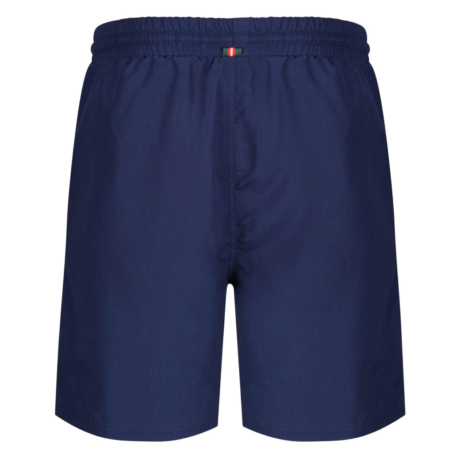 Navy - Back - Luke 1977 Mens Cabo San Contrast Panel Swim Shorts
