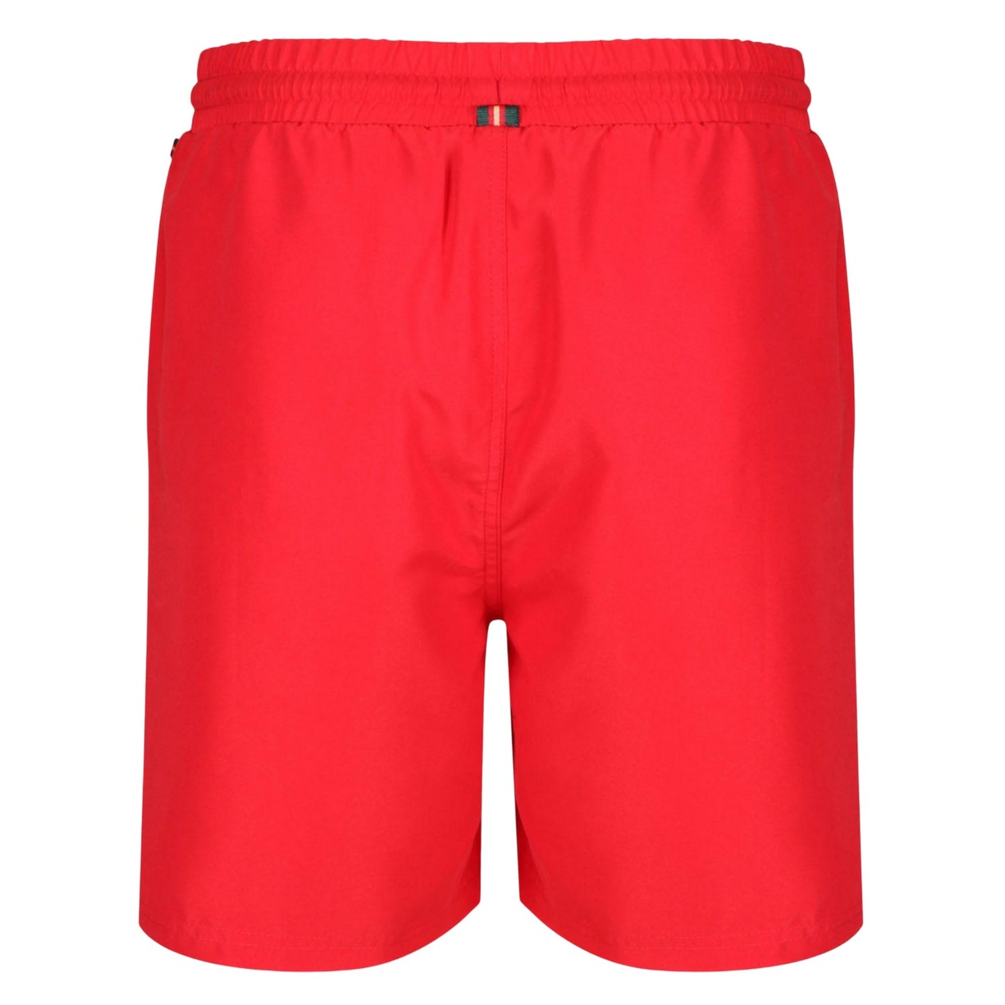 Red - Back - Luke 1977 Mens Cabo San Contrast Panel Swim Shorts