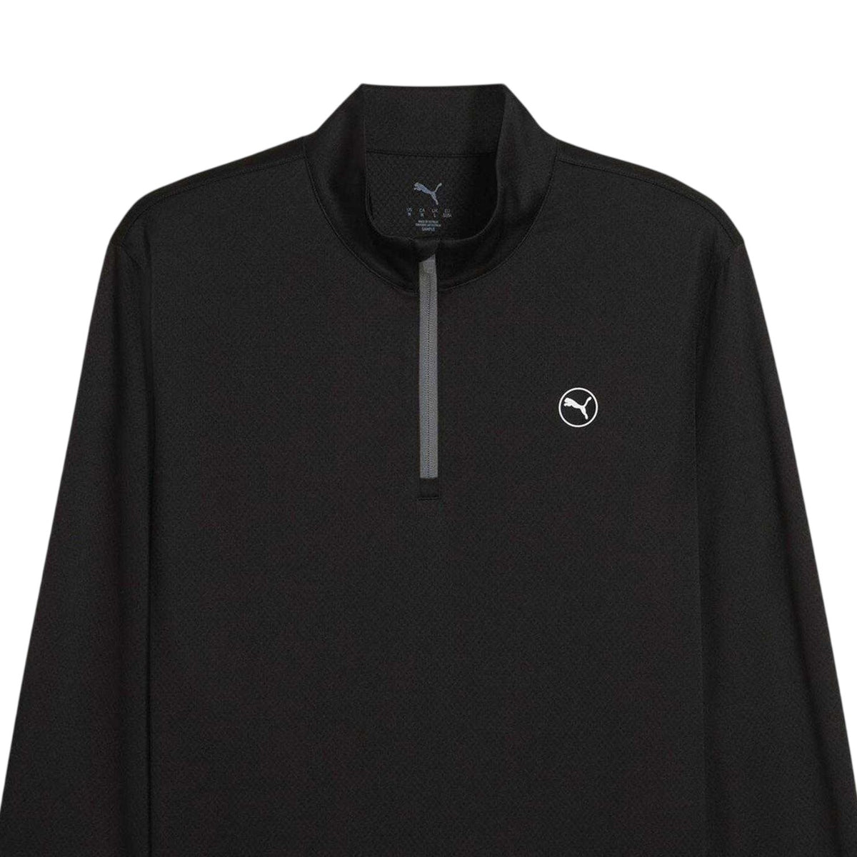 Black - Side - Puma Mens Pure 2.0 Textured Jumper