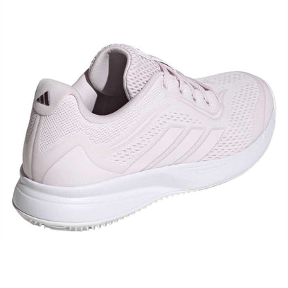 Pink-White - Back - Adidas Womens-Ladies Avaflash Tennis Shoes