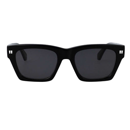 Black-Dark Grey - Back - Off-White Womens-Ladies Valdez Square Frame Sunglasses