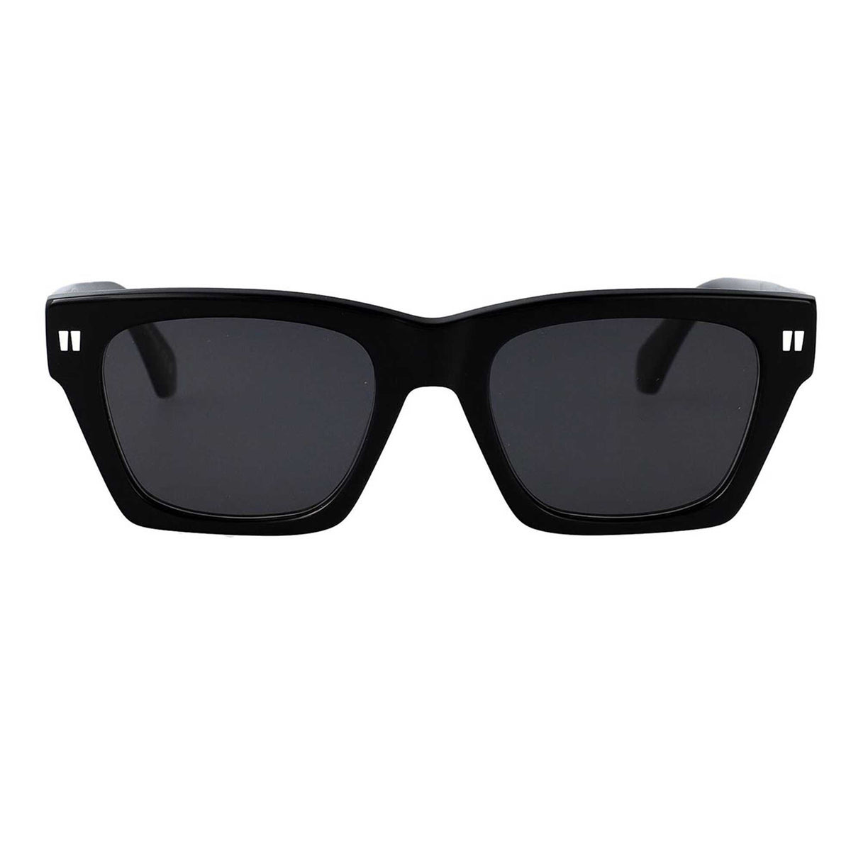 Black-Dark Grey - Front - Off-White Womens-Ladies Valdez Square Frame Sunglasses
