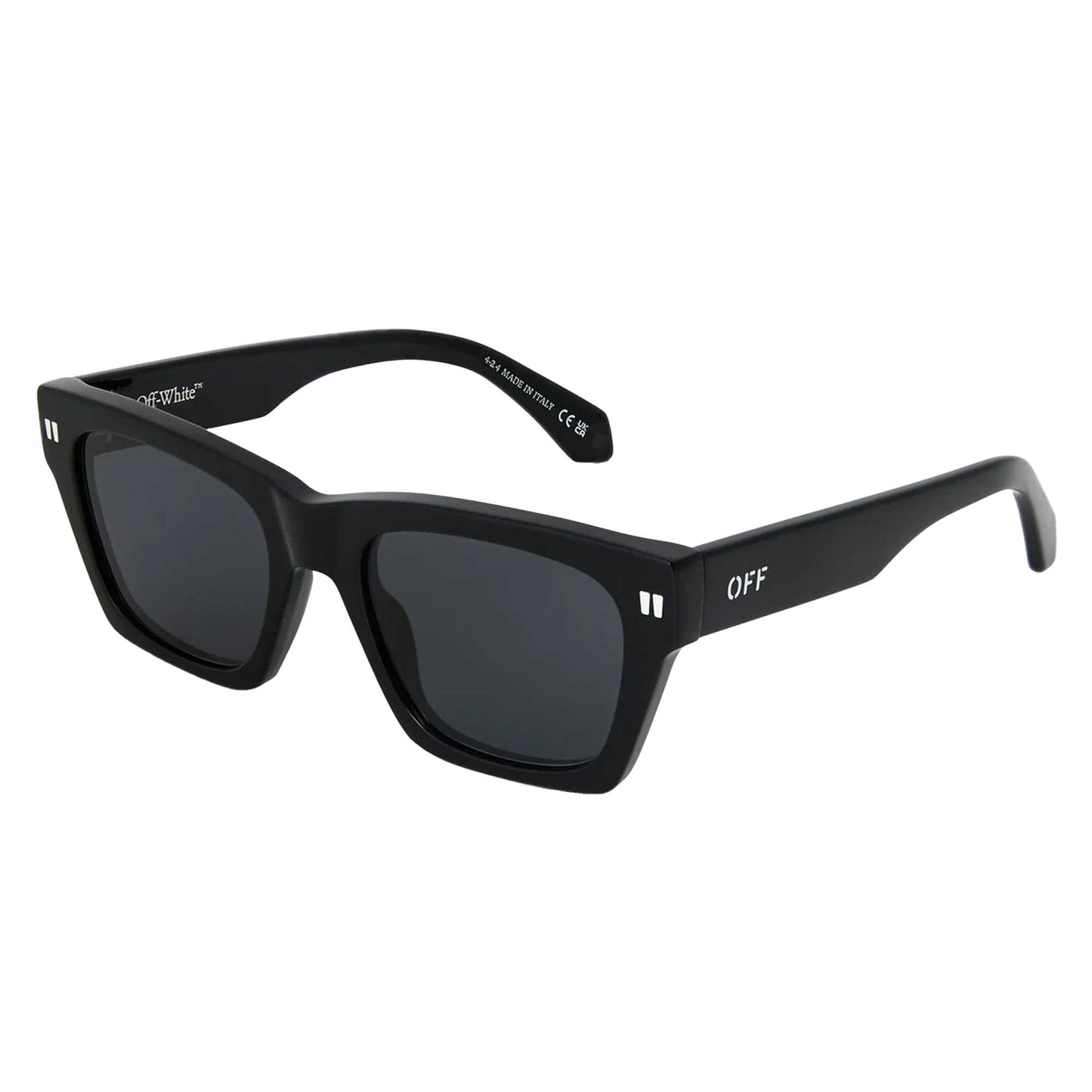 Sage-Dark Grey - Front - Off-White Womens-Ladies Valdez Square Frame Sunglasses