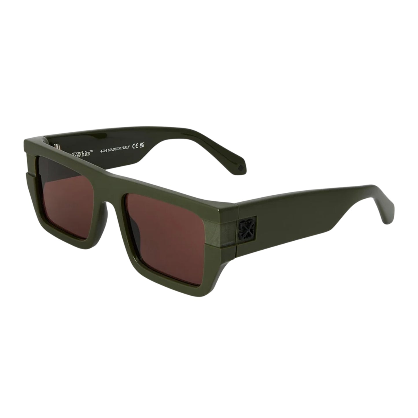 Military Green - Front - Off White Mens Chester Square Frame Sunglasses