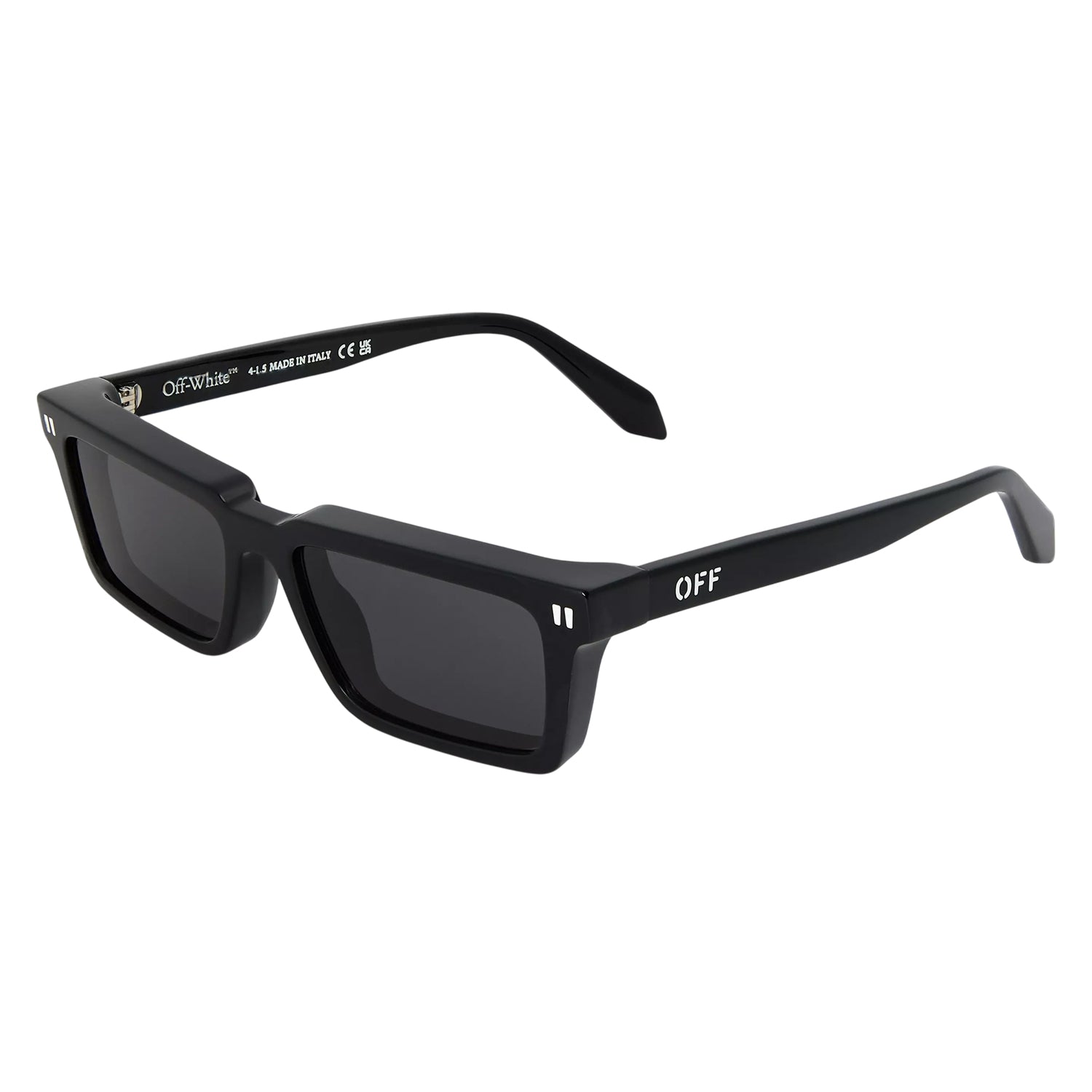 Black-Dark Grey - Front - Off-White Mens Tyler Square Sunglasses