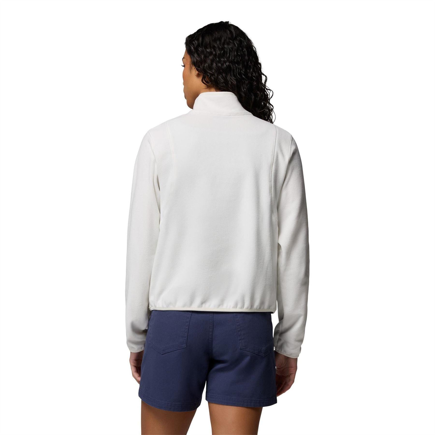 Sea Salt - Back - Columbia Womens-Ladies Valley Fleece Top