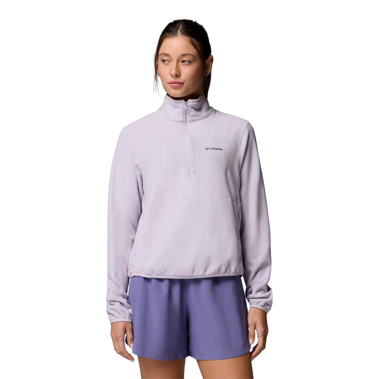 Lavender - Front - Columbia Womens-Ladies Valley Fleece Top